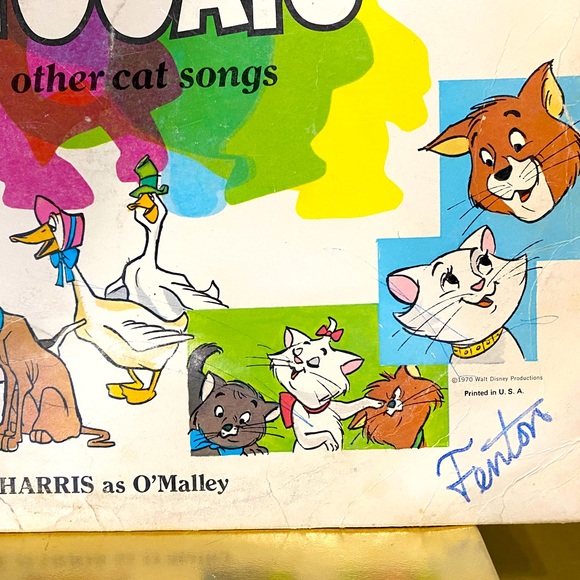 WALT DISNEY PRODUCTIONS VTG 1970 THE ARISTOCATS DISNEYLAND VINYL RECORD DQ-1333 - Picture 5 of 16